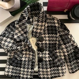 Walter Houndstooth Crop Jacket never worn